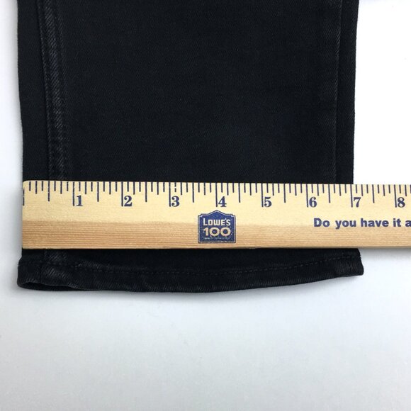 NEW Old Navy Men's Black Slim Straight Leg Jeans Distressed Stretch 34 x 29 READ - Picture 8 of 10